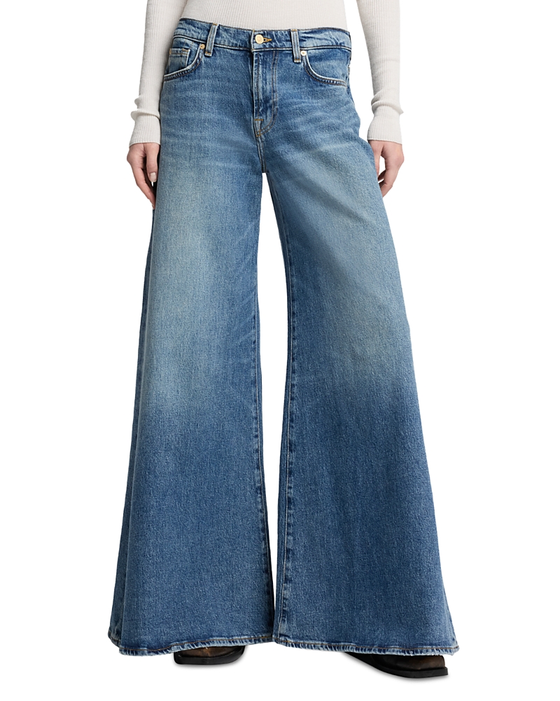 7 For All Mankind Willow Extra Wide Jeans in Debut