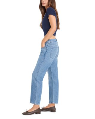 Weightless Boyfriend High Rise Ankle Jeans in Indigo961