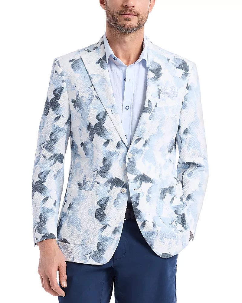 Robert Graham Penhale Classic Fit Abstract Floral Sport Coat