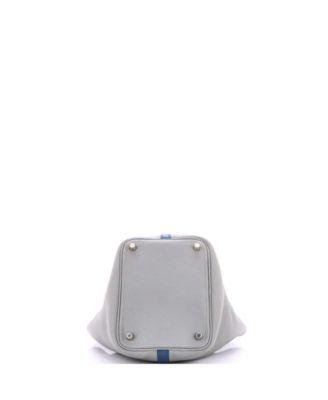 PM Bicolor Picotin Lock Bag Clemence with Swift