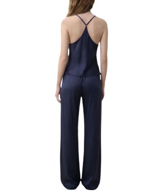 Washable Silk Bias Cami Pant Set