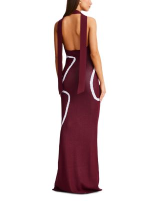 Jemima Halter Neck Maxi Dress