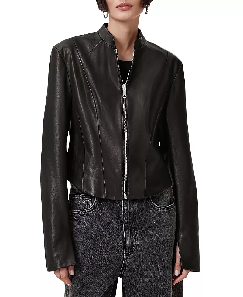 Allsaints Sadler Leather Jacket