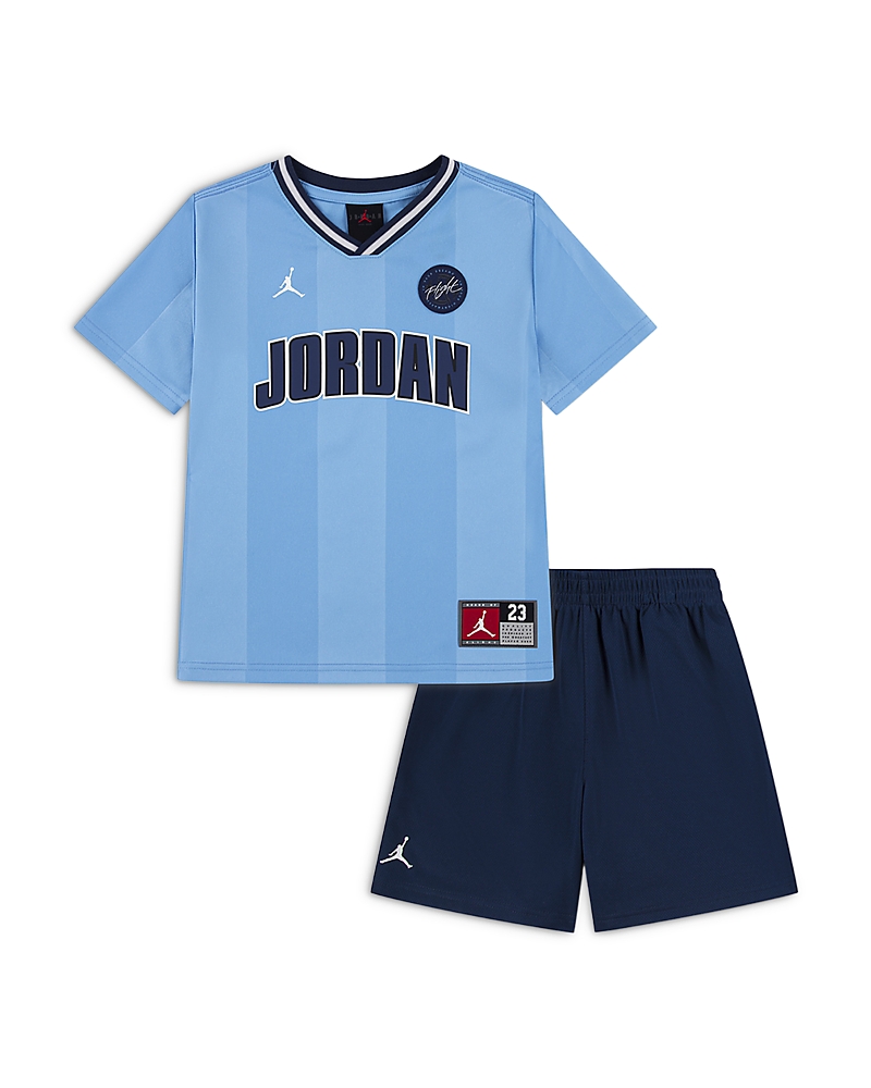 Jordan Boys' Sport Jersey Top & Mesh Shorts Set - Little Kid