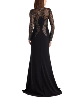  Duin Sequin Hourglass Embroidered Gown