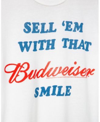 Women's Sell 'Em With That Budweiser Smile Vintage Tee