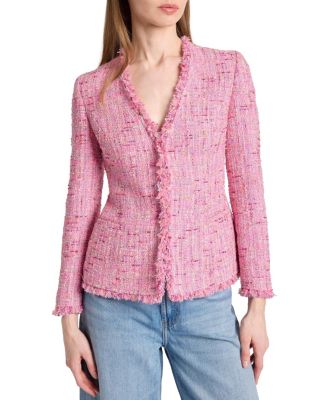  Cynthia Jacket in Luxury Cotton Blend Tweed