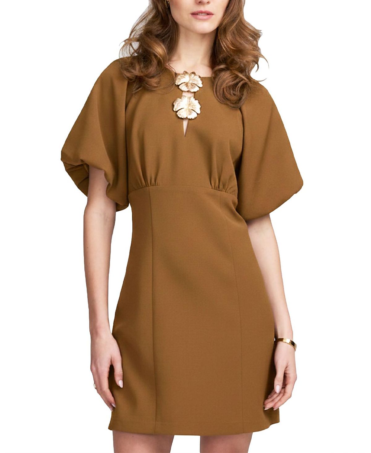 Elle Collection Balloon Sleeve Dress
