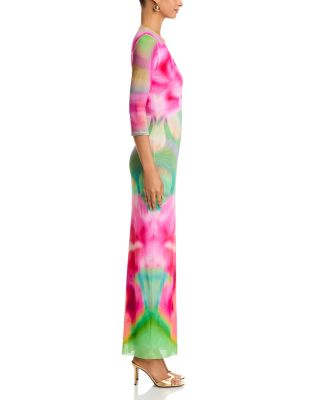 afrm kira mock-neck long-sleeve maxi dress been seeing this concept more and more what's the vibe on this no pants  thing? are non celebrities actually doing this?  I like this dress but I  fear I wouldn't have