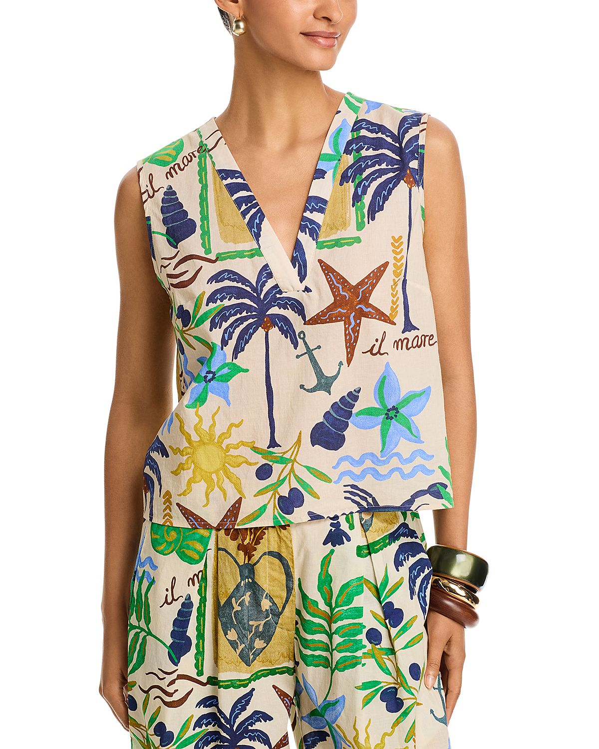 Velvet by Graham & Spencer Dana V Neck Top