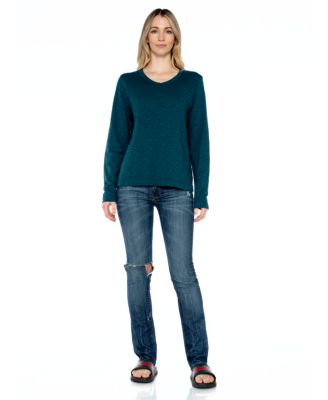 Long Sleeve Baby Fit Shrunken Crew Tee