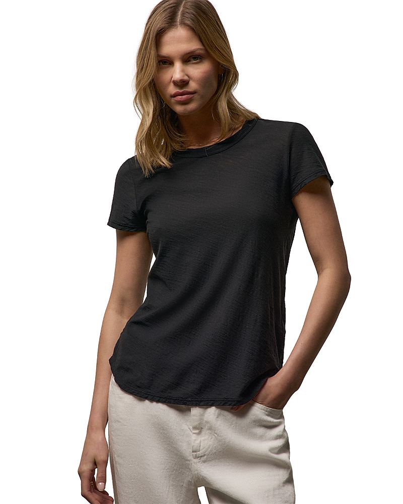James Perse Sheer Slub Crew Neck Tee