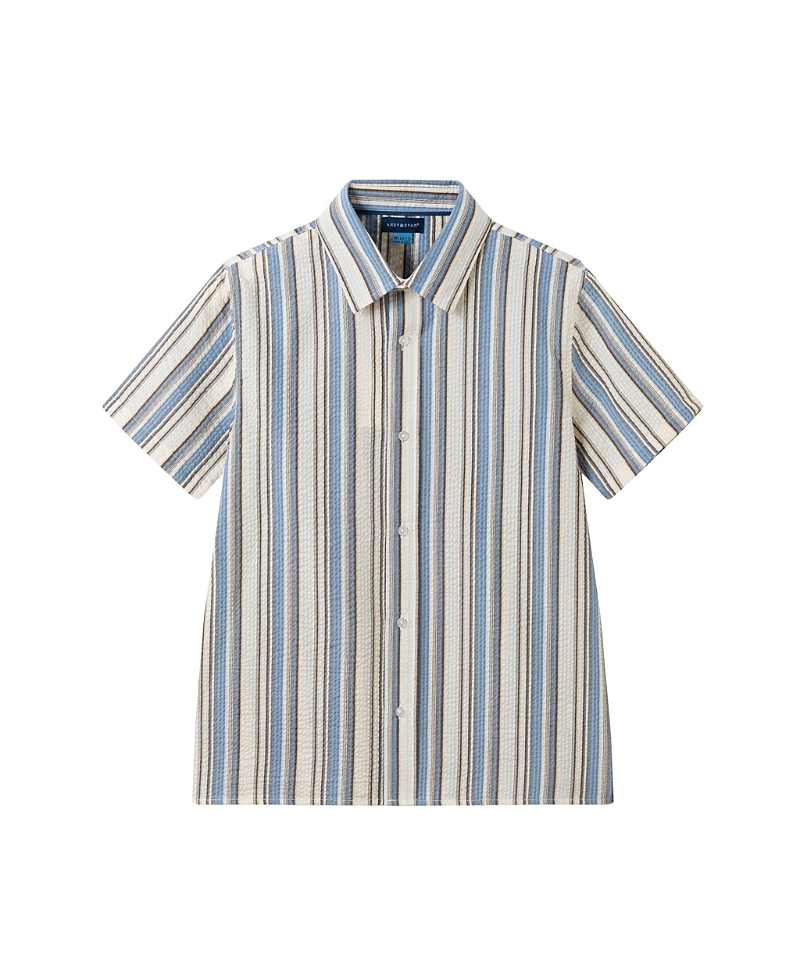 Andy & Evan Boys' Short Sleeve Button Down Shirt - Big Kid