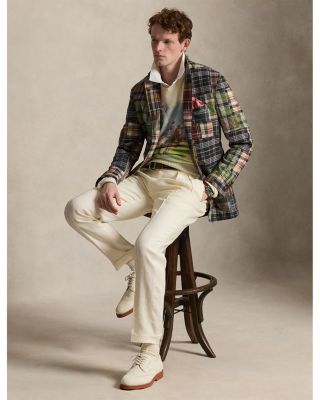 Tailored Fit Patchwork Jacket