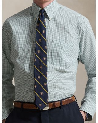 Classic Fit Checked Poplin Shirt