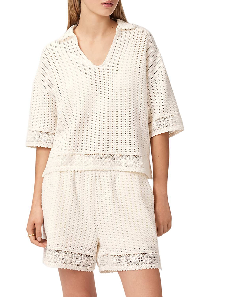 Allsaints Elma Crochet Shorts