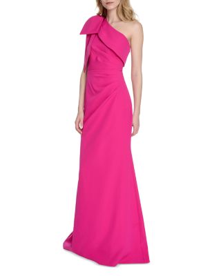 One Shoulder Bow Gown