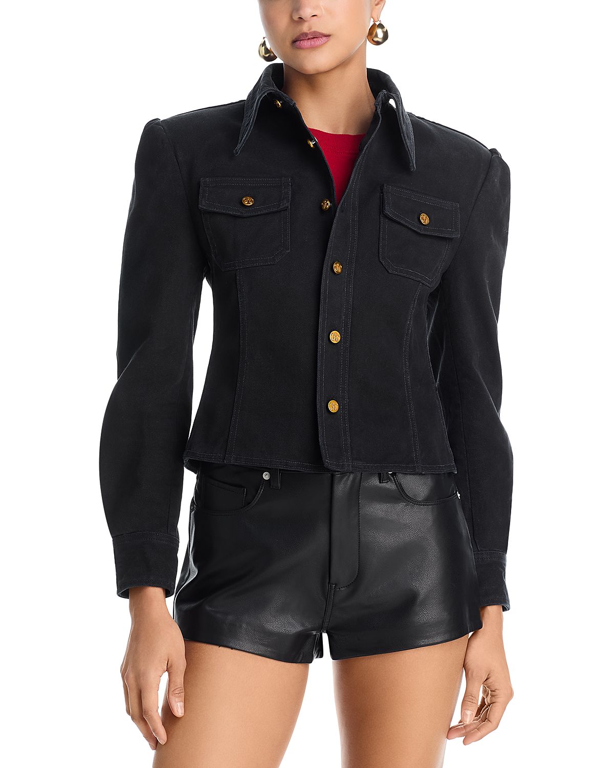 Willy Chavarria Denim Chavela Shirt