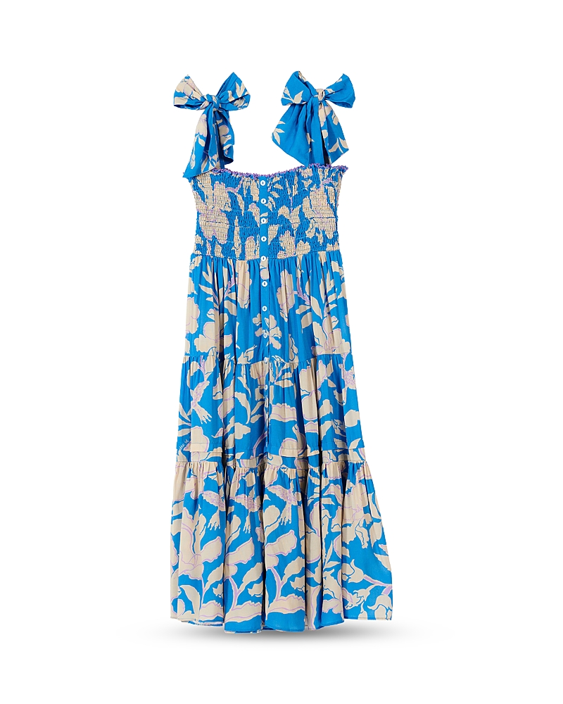 Poupette St. Barth Girls' Triny V Long Dress - Little Kid, Big Kid