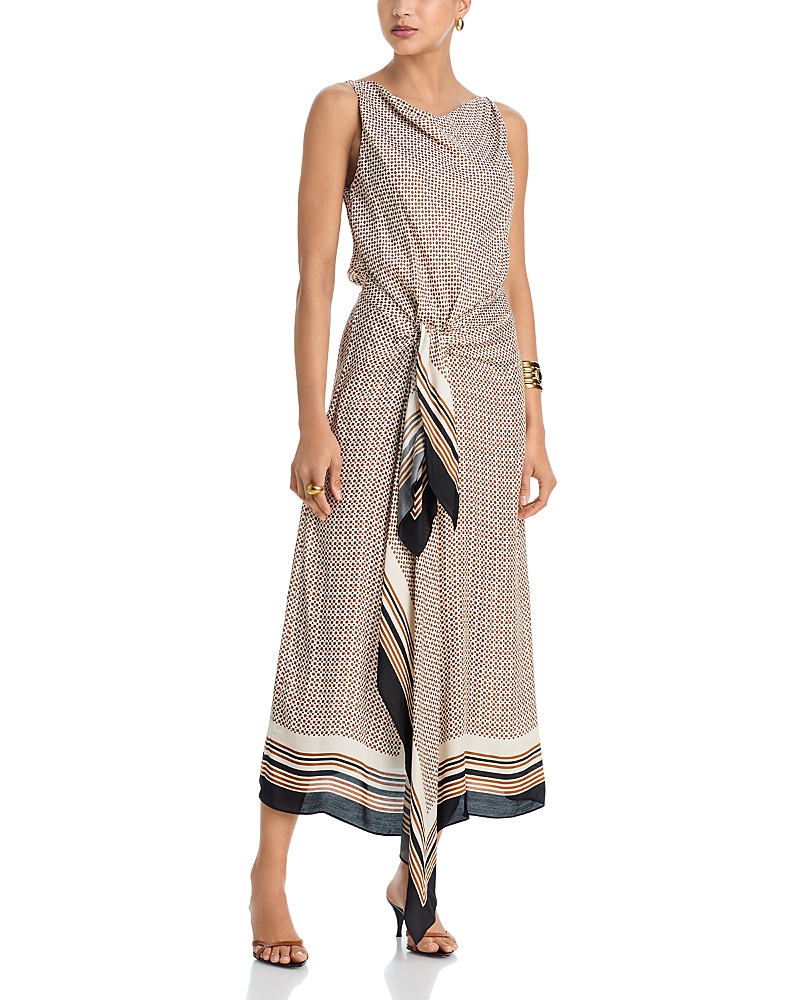 A. l.c. Aliana Draped Dress