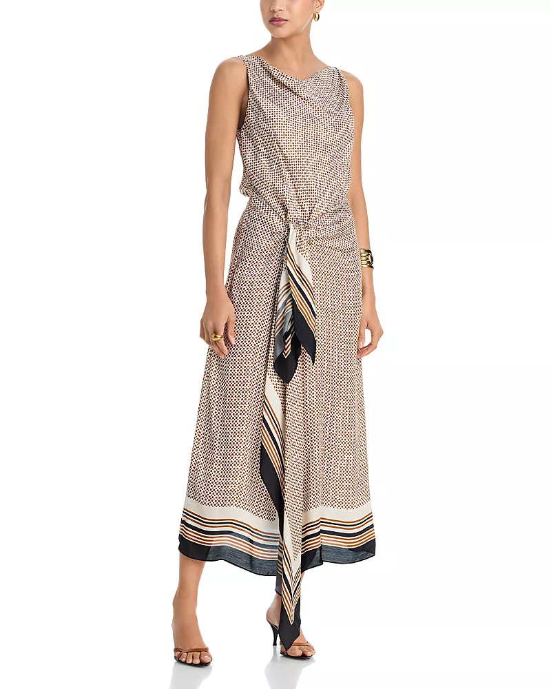 A. l.c. Aliana Draped Dress