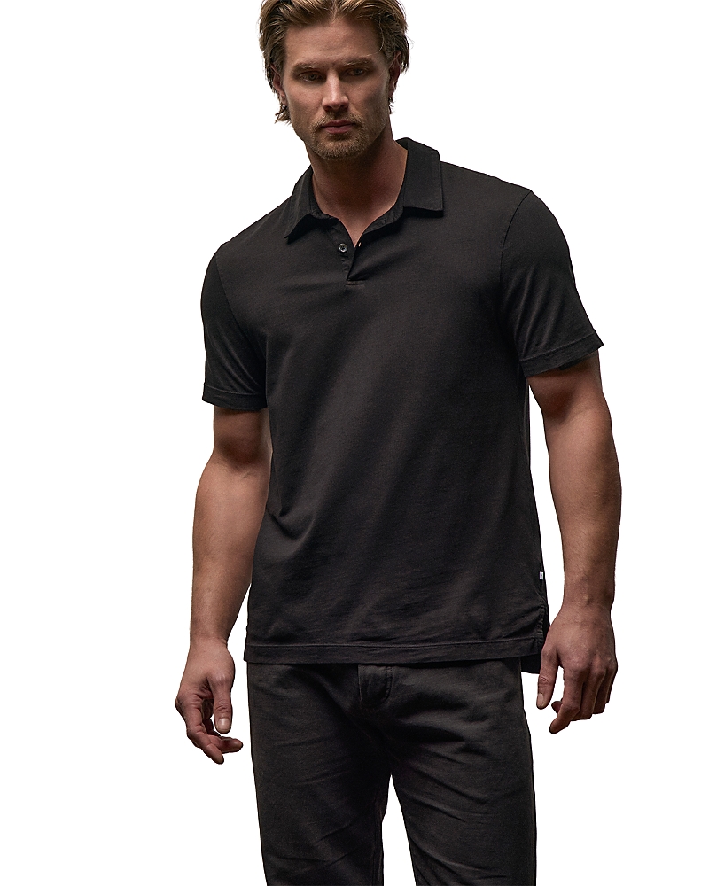 James Perse Sueded Jersey Polo