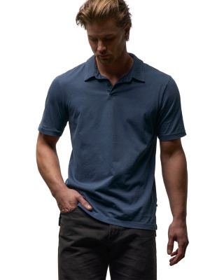 James Perse Sueded Jersey Polo
