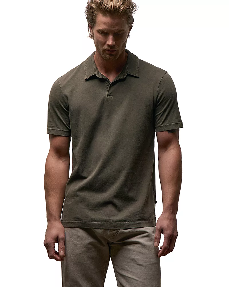James Perse Sueded Jersey Polo