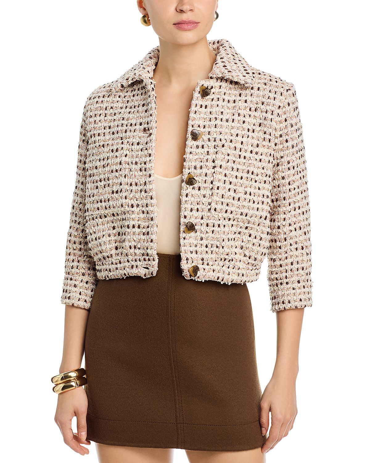 L'Agence Jia Crop Jacket
