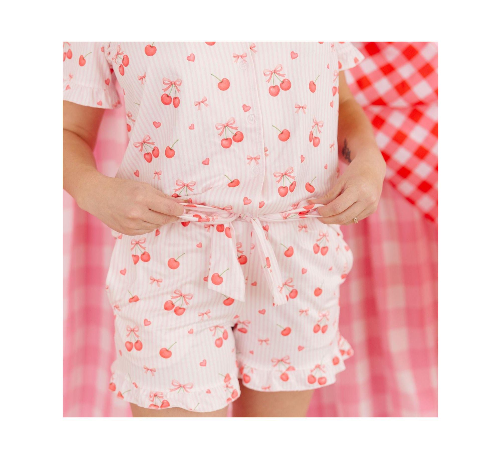 Women's Cherry Bows Lounge Set — Image 3