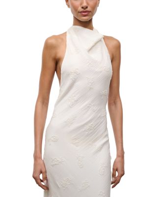 Roselle Cowl Neck Backless Dress