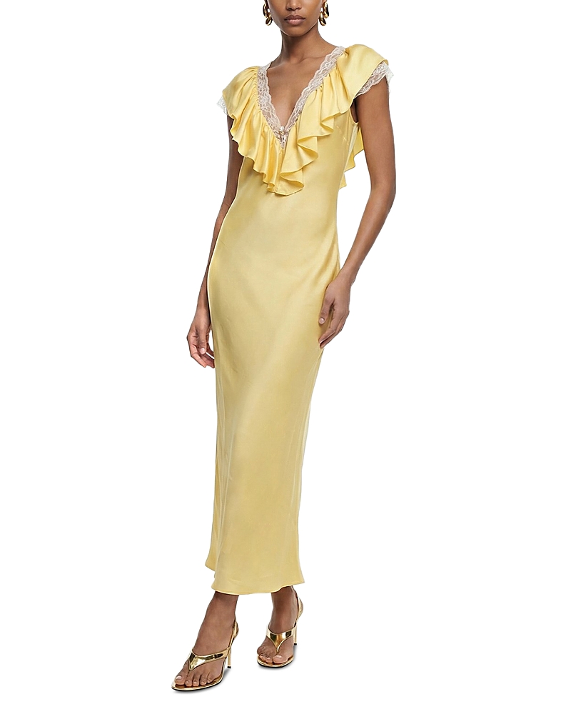 Ronny Kobo Gracie Ruffled Dress