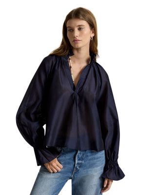 Cotton Silk Organdy Shirt