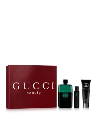 Guilty Pour Homme Essence Eau de Toilette for Men and Shower Gel Trio Gift Set ($191 value)