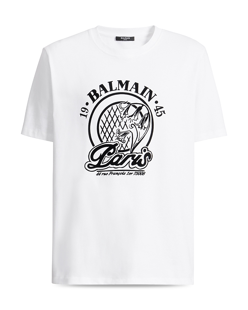 Balmain 1945 Crewneck Logo T-Shirt