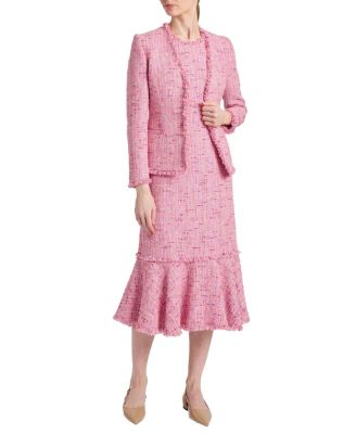 Andi Sleeveless Sheath Tweed Dress