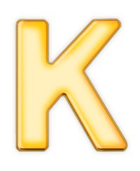 Girls' 14K Gold Modern Initial Necklace - Little Kid, Big Kid