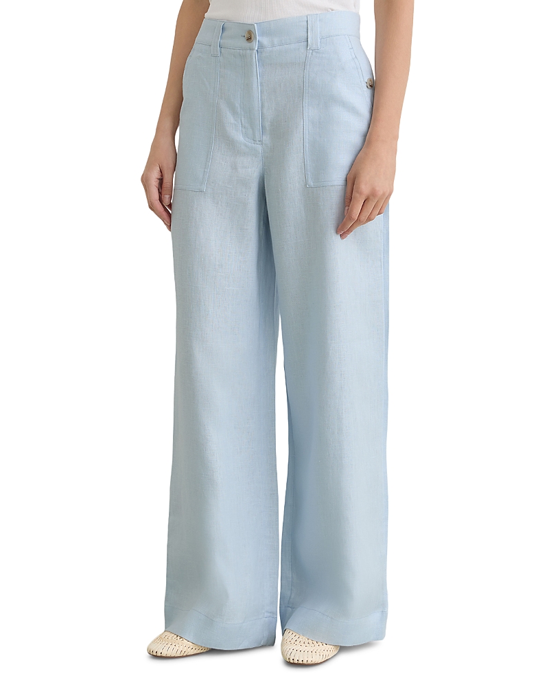 Reiss Petites Ashby Linen Pants