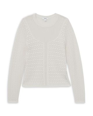 Bella Pointelle Knit Top