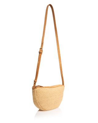 Raffia Moon Sling Bag
