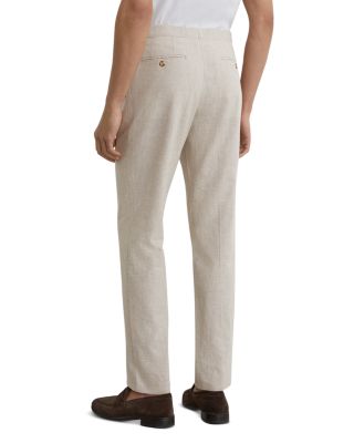 Cheltenham Tailored Fit Oatmeal Suit Trousers