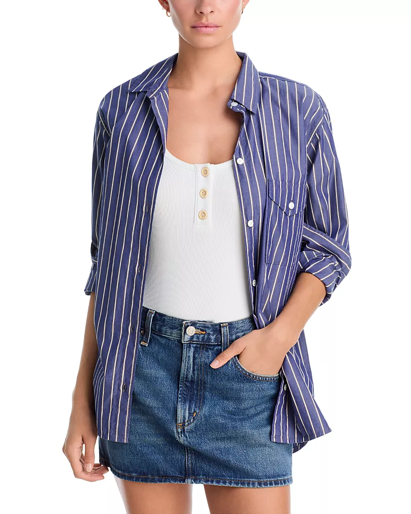 Aqua Ribbed Button Bodysuit - Exclusive