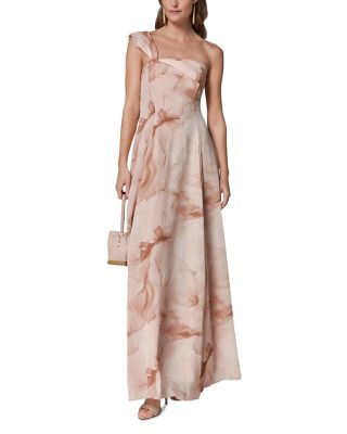 donna karan gowns & formal dresses Vintage 90's Donna Karan Sapphire Silk Grecian Gown – Opal Pineapple main image 0
