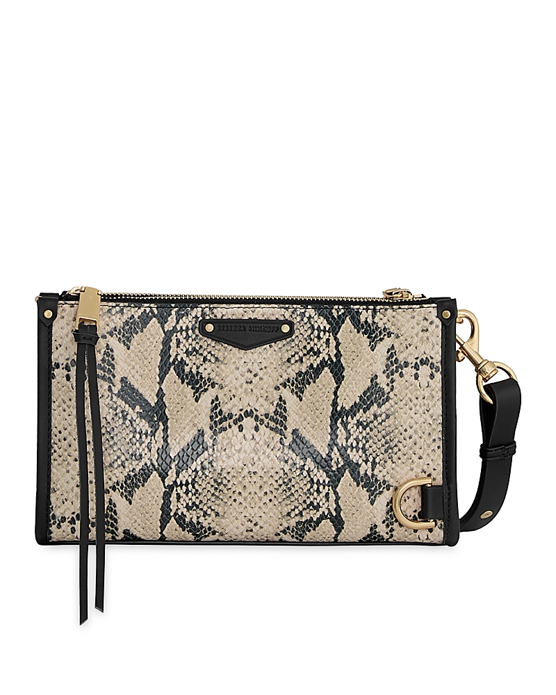 Rebecca Minkoff Mab Small Snake Embossed Leather Crossbody Bag