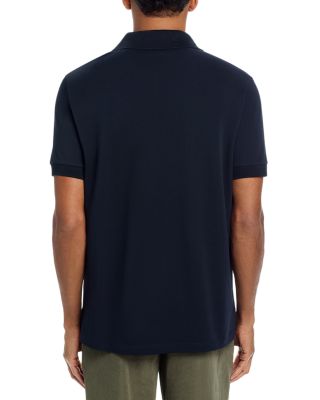 Striped Placket Polo