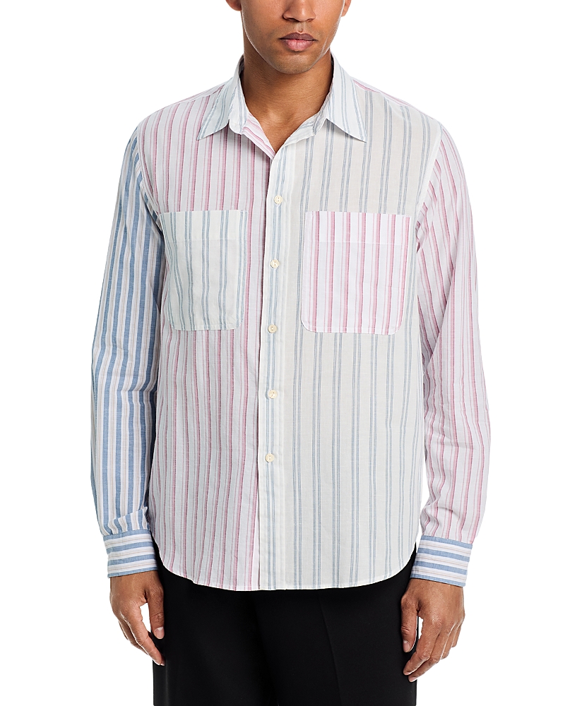 Ps Paul Smith Casual Fit Stripe Pocket Shirt