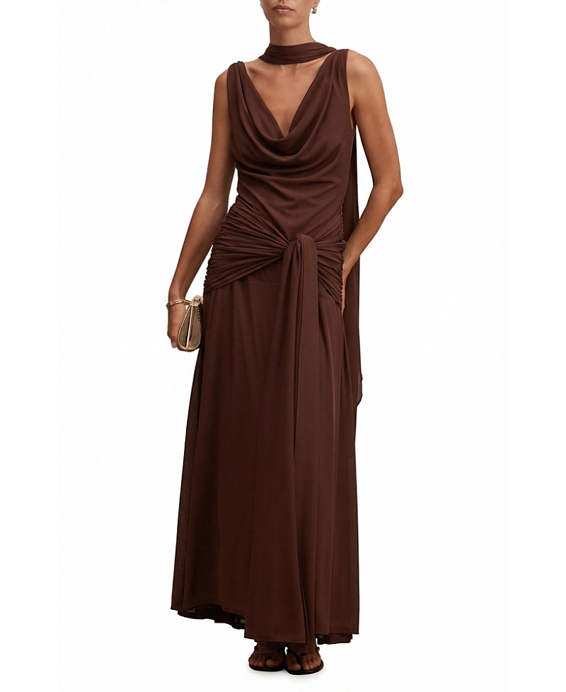 Ever New Women's Vivianne Scarf Tie Maxi Dress
