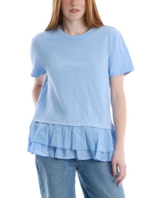  Short Sleeve Mixed Media Tee