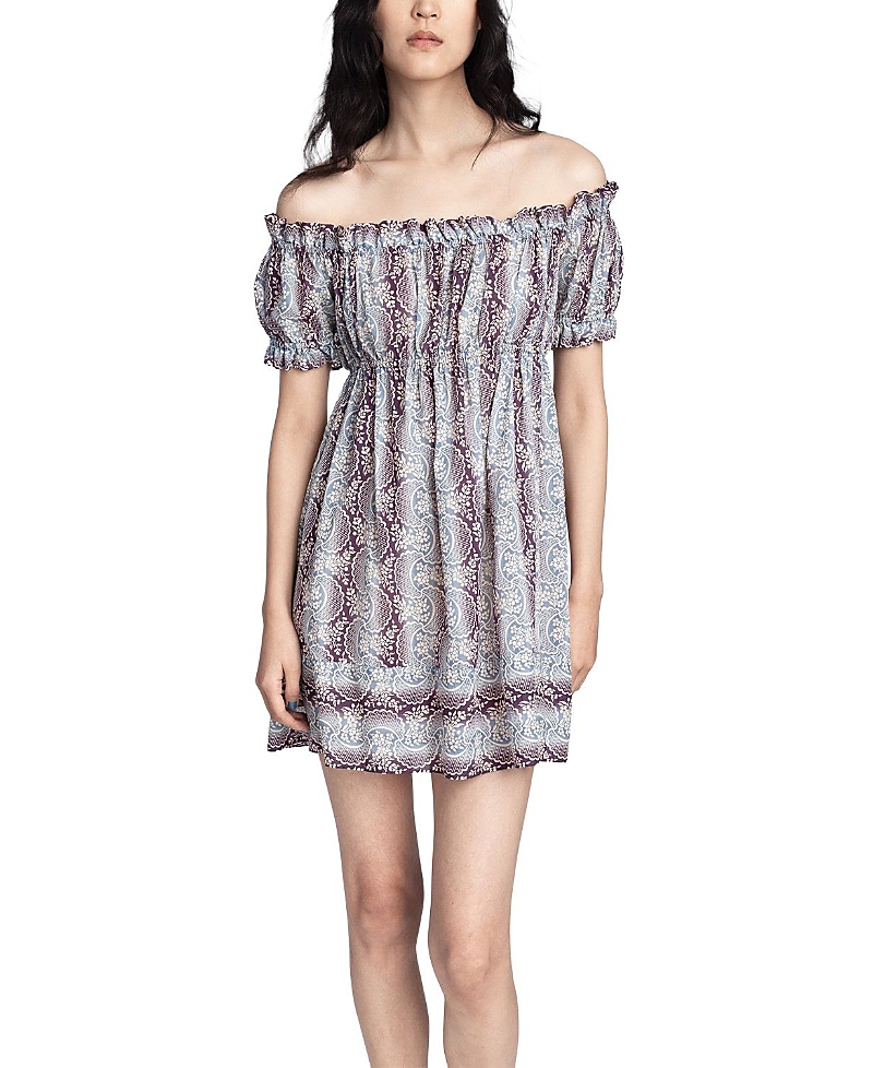 Anna Sui Ombre Ribbons Cotton Dress