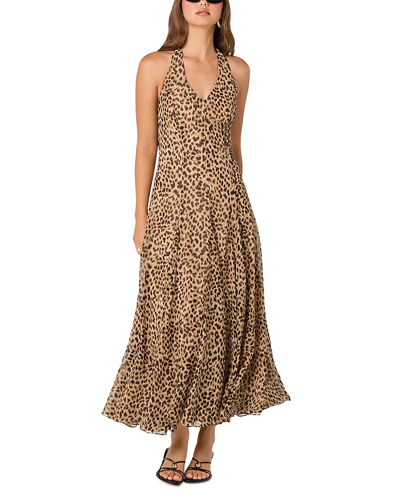 Astr the Label Myra Halter Maxi Dress